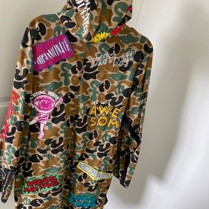 Chinatown Market Camo Patchwork Jacket
